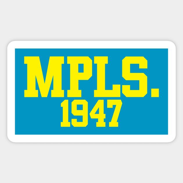 Minneapolis "MPLS." Sticker by GloopTrekker